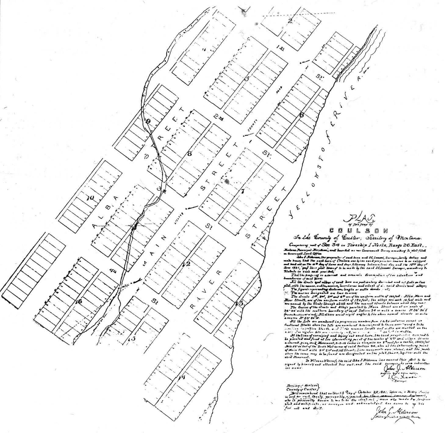 Plat of Coulson